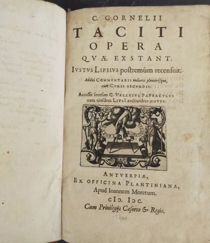TACITE [LIPSE]. Opera quae exstant. Justus...