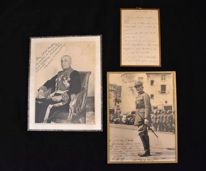 BOUILLON (Gabriel - 1898-1984).

2 portraits-photos...