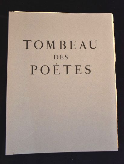 DORGELÈS (Roland). Tombeau des poètes 1914-1918....