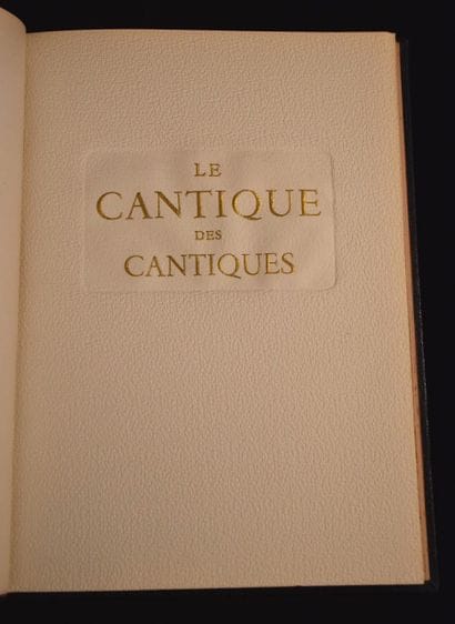 MARDRUS (Dr J.-C.). Le Cantique des cantiques....