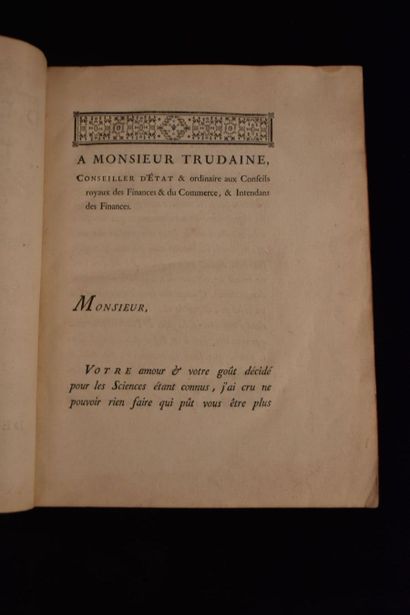 FRISI (Paolo). Traité des rivières et des...