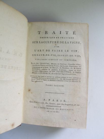 CHAPTAL (Jean-Antoine), François ROZIER ,...