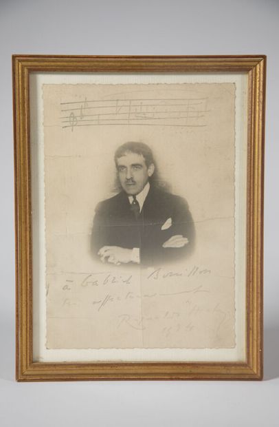 HAHN (Renaldo). BOUILLON (Gabriel - 1898-1984).

...
