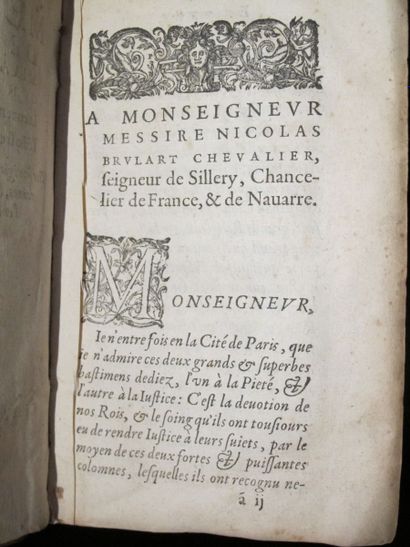 PARLEMENT. MIRAULMONT (Pierre de). Les Mémoires...