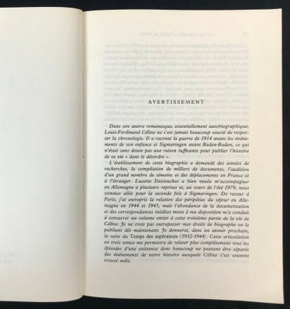 [CELINE (Louis Ferdinand)]. Scandale aux...