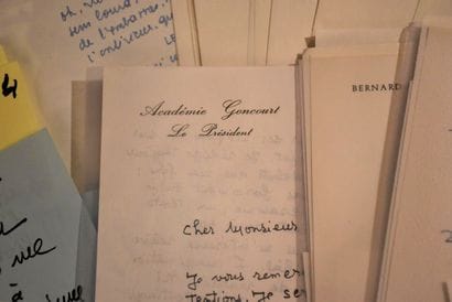 Littérature française. Ens. de lettres diverses...