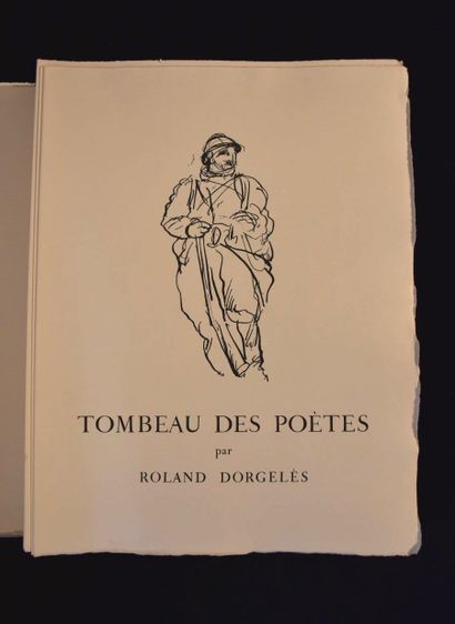 DORGELÈS (Roland). Tombeau des poètes 1914-1918....
