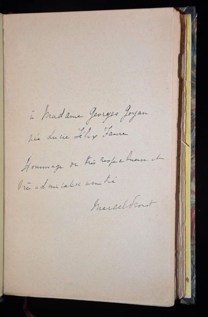 PROUST (Marcel). RUSKIN (John). La Bible...