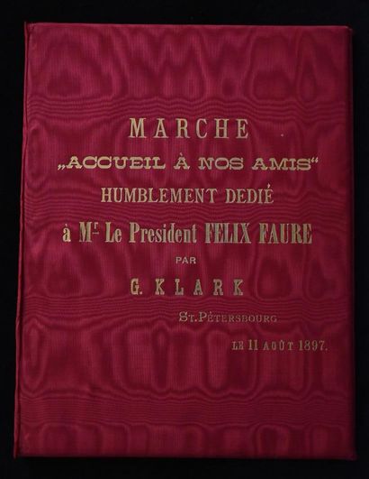 FAURE (Félix) - RUSSIE]. KLARK (G.). Marche...