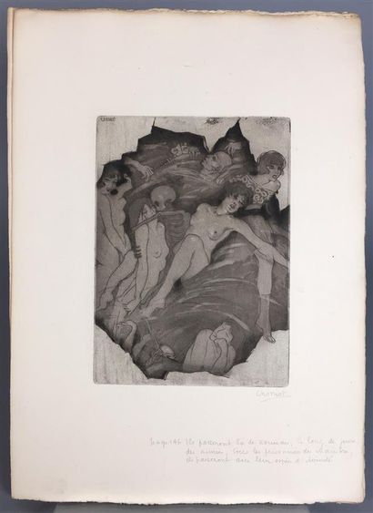 CHIMOT. Suite seule de 24 planches in-folio...
