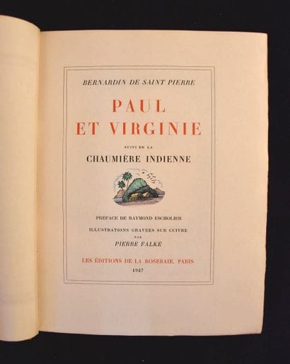 BERNARDIN DE SAINT-PIERRE. Paul et Virginie....