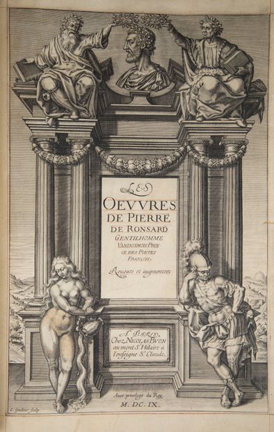 RONSARD (Pierre de). Les OEuvres de Pierre...