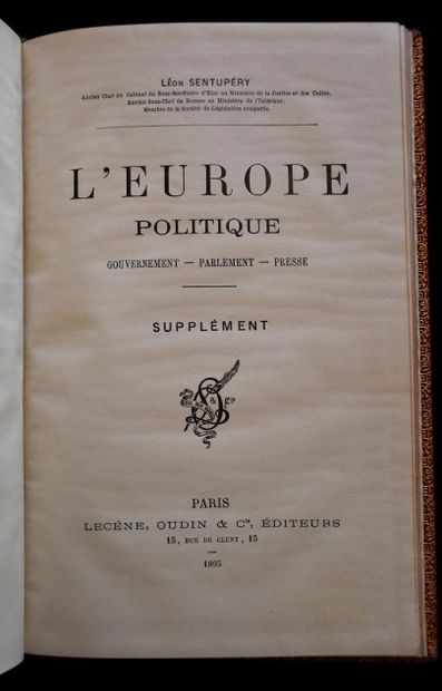 FAURE (Félix)]. SENTUPERY (Léon). L'Europe...