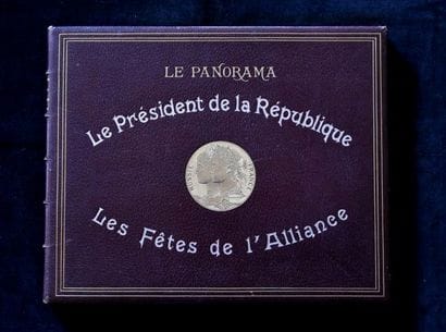 FAURE (Félix)]. Portefeuille in-folio, maroquin...