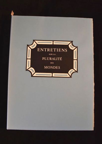 FONTENELLE. Entretiens sur la pluralité des...