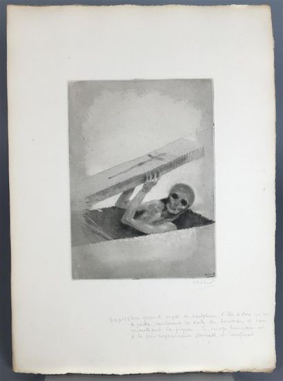CHIMOT. Suite seule de 24 planches in-folio...