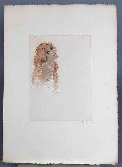 CHIMOT. Suite seule de 24 planches in-folio...