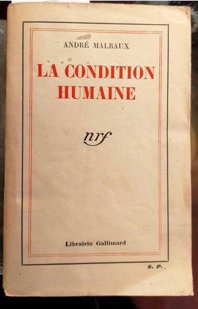 MALRAUX (André). La Condition humaine. Paris,...