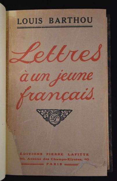 NOAILLES (Comtesse de). Les Vivants et les...