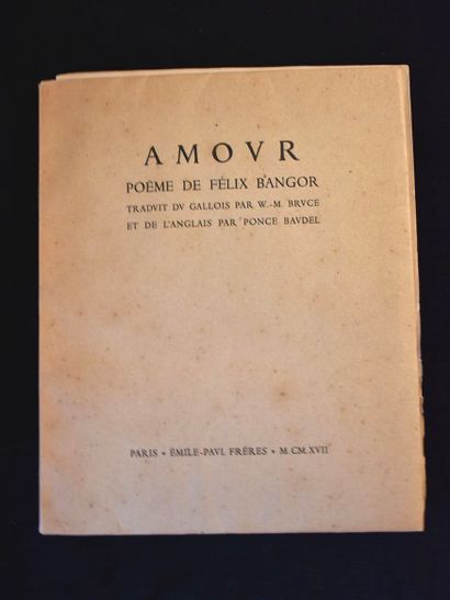 JOU (Louis) et SUARÈS (André)]. Amour. Poëme...
