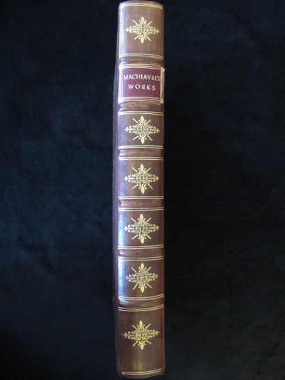 MACHIAVEL (Nicolas). The works. Londres,...