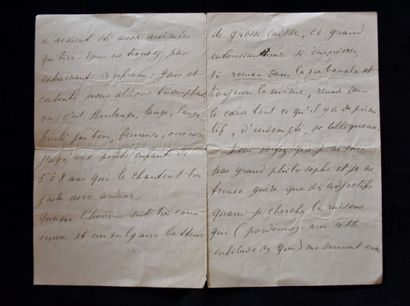 AUTOGRAPHES. PROUST (Marcel). Lettre a. s.,...