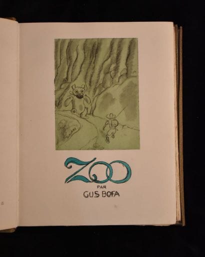 BOFA (Gus). Zoo. Paris, Mornay, 1935. In-8,...