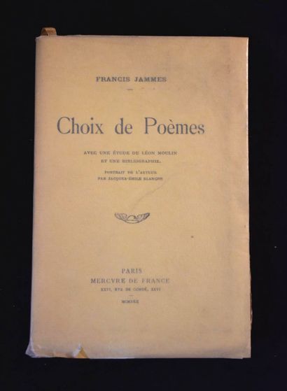 JAMMES (Francis). Choix de poèmes. Mercure...