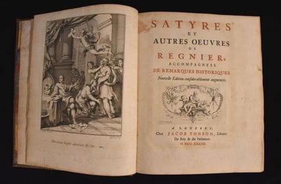 REGNIER (Mathurin). Satyres et autres oeuvres...