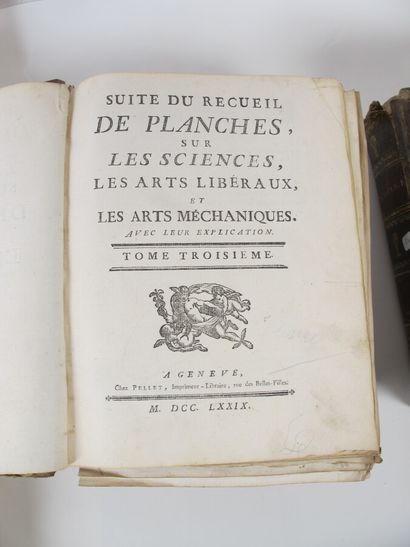 DIDEROT et D'ALEMBERT. Encyclopédie ou dictionnaire...