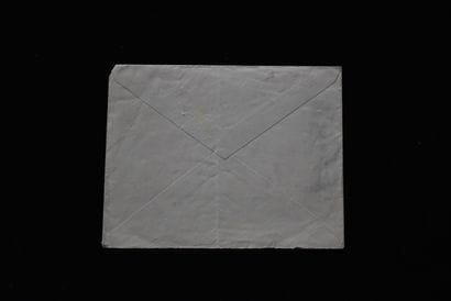 JACOB (Max). Lettre a. s., pliée, sous env.,...