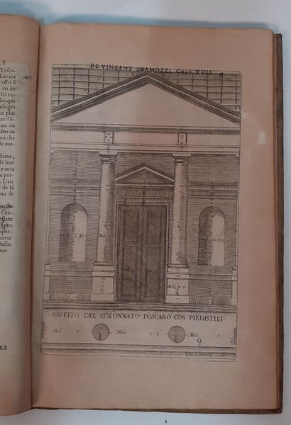 SCAMOZZI (Vicentin). Les cinq ordres d'architecture....