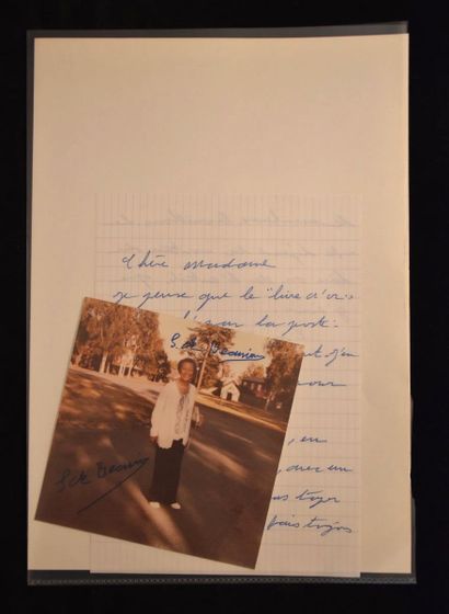 Littérature française. Ens. de lettres diverses...