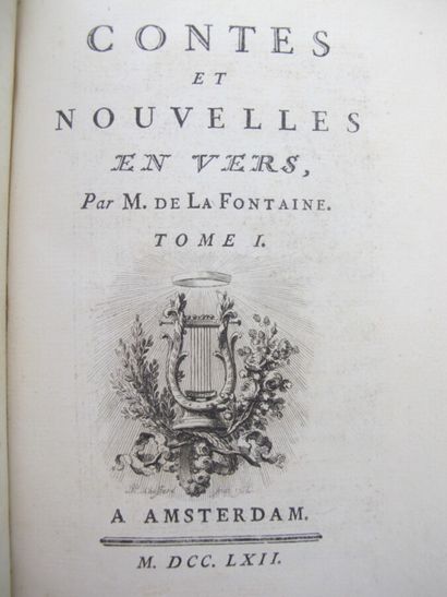 La FONTAINE. Contes et nouvelles en vers....