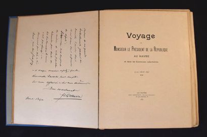 FAURE (Félix)]. Voyage de Monsieur le Président...