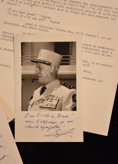 Généraux du PUTSCH d'ALGER. Ens. de lettres...