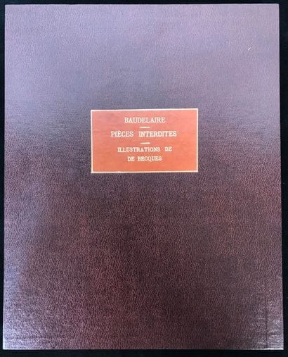 BAUDELAIRE. [Pièces interdites, illustrations...