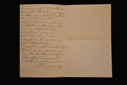 FAURÉ (Gabriel). 2 lettres a. s.



1 p....
