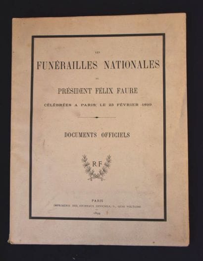 FAURE (Félix)]. Voyage de Monsieur le Président...