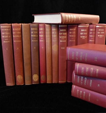 PETERS (J.-L.). Check-list of birds of the...