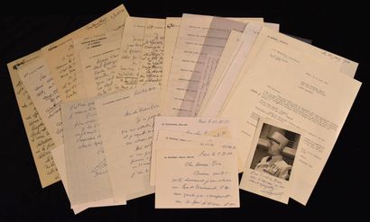 Généraux du PUTSCH d'ALGER. Ens. de lettres...