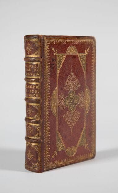RELIURE MOSAIQUÉE DU XVIIE SIÈCLE. [Ancien...