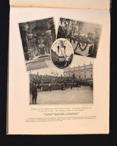 FAURE (Félix)]. Voyage de Monsieur le Président...