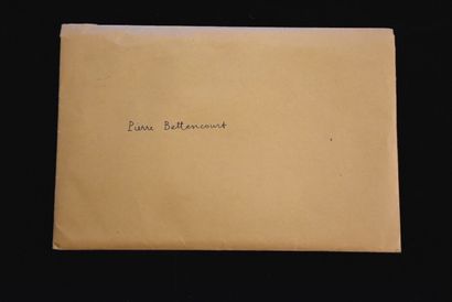 AUTOGRAPHES. BETTENCOURT (Pierre). 3 lettres...
