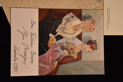 AUTOGRAPHES. Artistes français. Ens. de lettres...