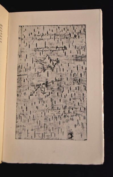 APOLLINAIRE (Guillaume). Tendre comme le...