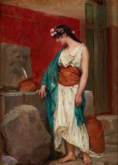 JAMIN Paul (Paris 1853 - 1903)

Jeune femme...