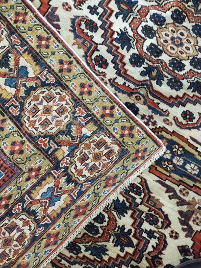 Tapis Ardébil (chaîne et trame en coton,...