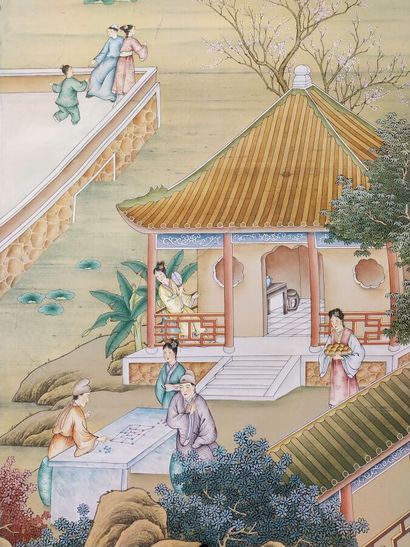 Chine, début XXe siècle

Deux encres et couleurs...