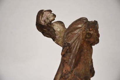 Statuette représentant le dieu Eros. Argile....